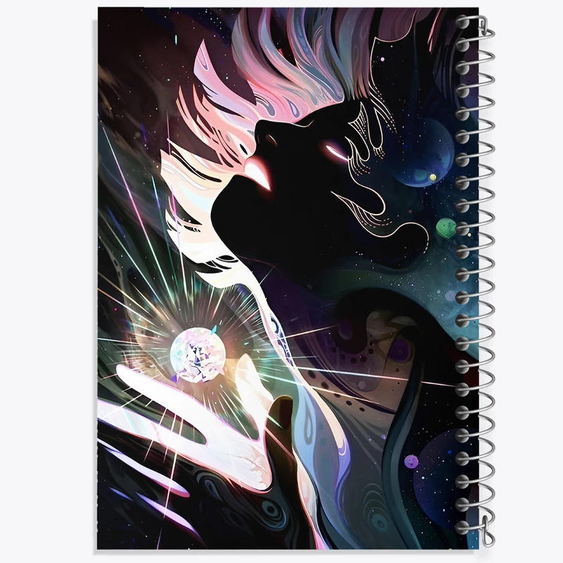 دفتر مشق 50 برگ خندالو طرح انتزاعی کد F4787