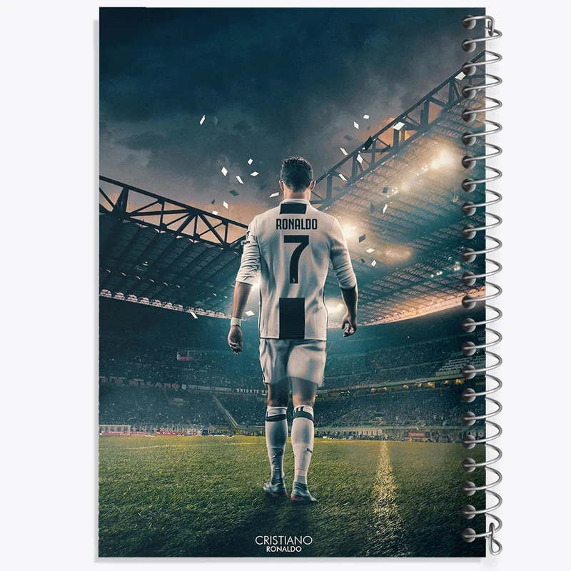 دفتر طراحی 50 برگ خندالو طرح کریستیانو رونالدو کد F2067