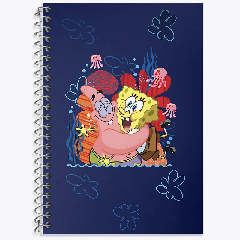 دفتر نت موسیقی 50 برگ خندالو طرح باب اسفنجی و پاتریک کد F12838