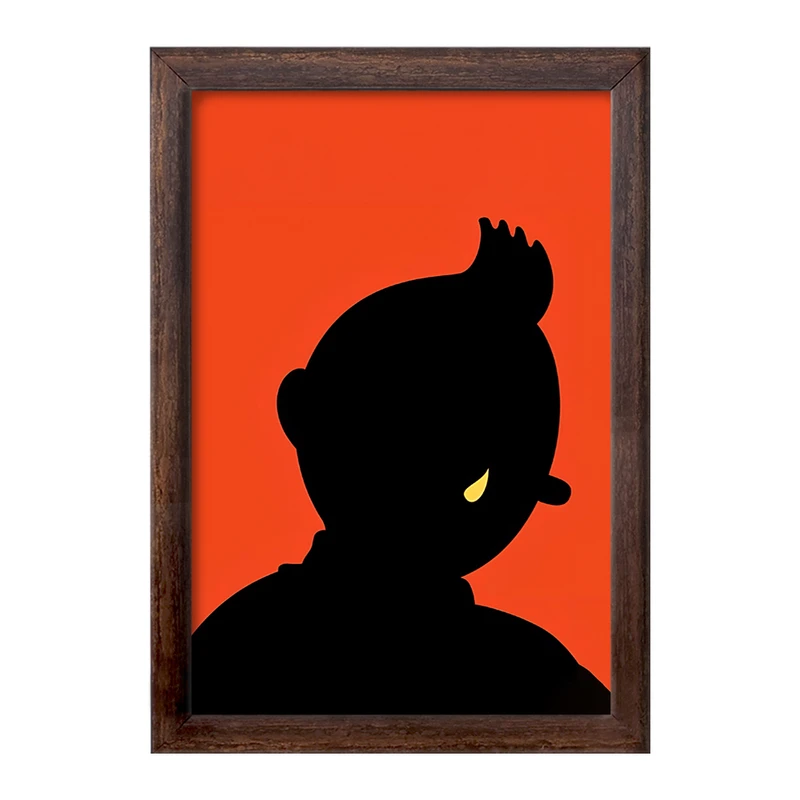 تابلو خندالو طرح تن تن (Tintin) کد F10331