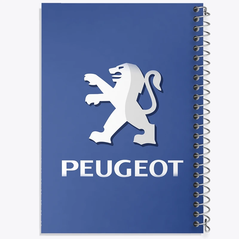 دفتر طراحی 50 برگ خندالو طرح پژو Peugeot  کد 23654