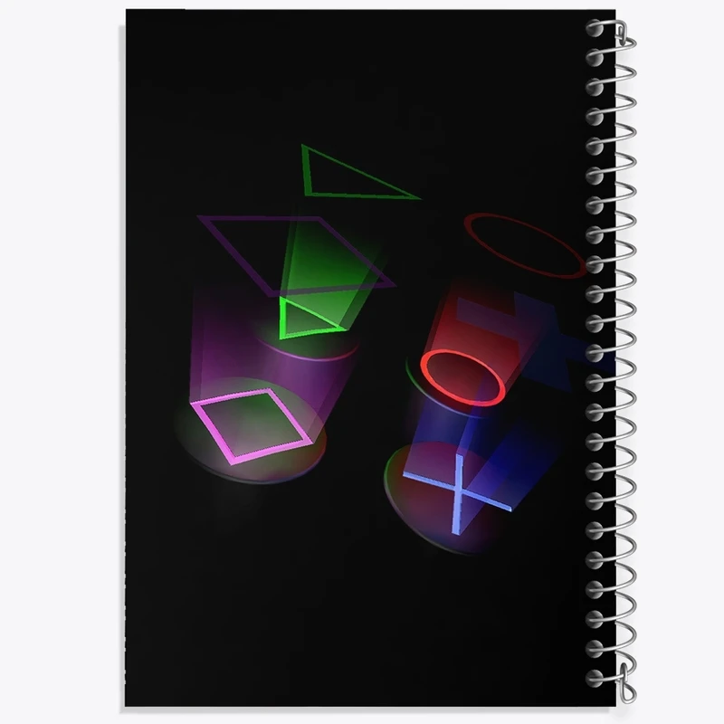 دفتر طراحی 50 برگ خندالو طرح Game کد F2435