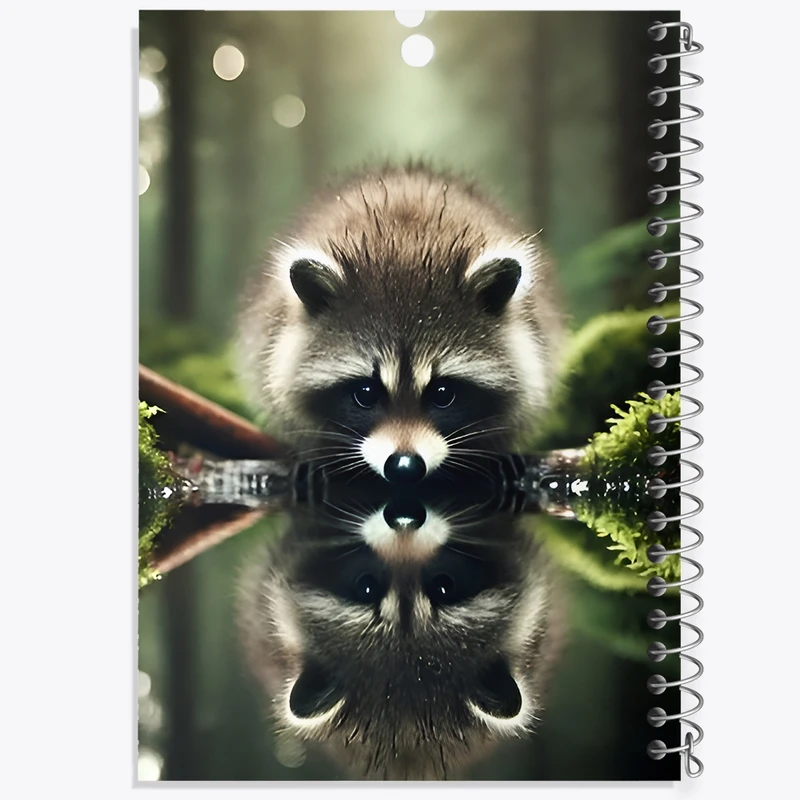 دفتر لیست خرید 50 برگ خندالو طرح راکون کد F11825