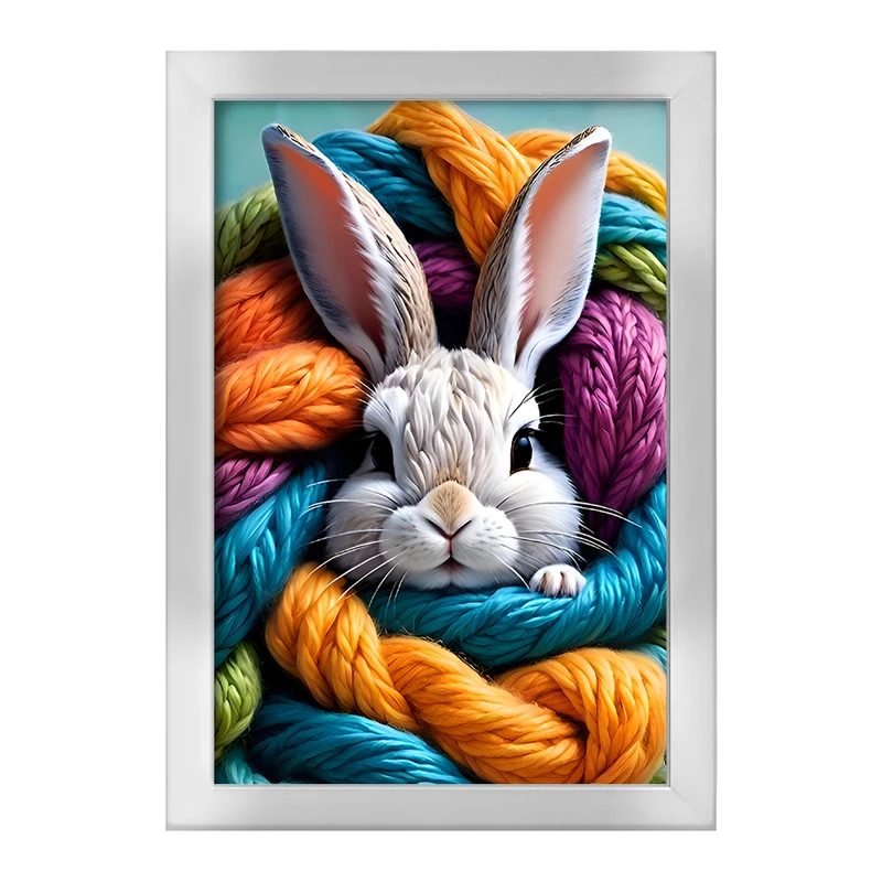 تابلو خندالو طرح خرگوش کد F9573