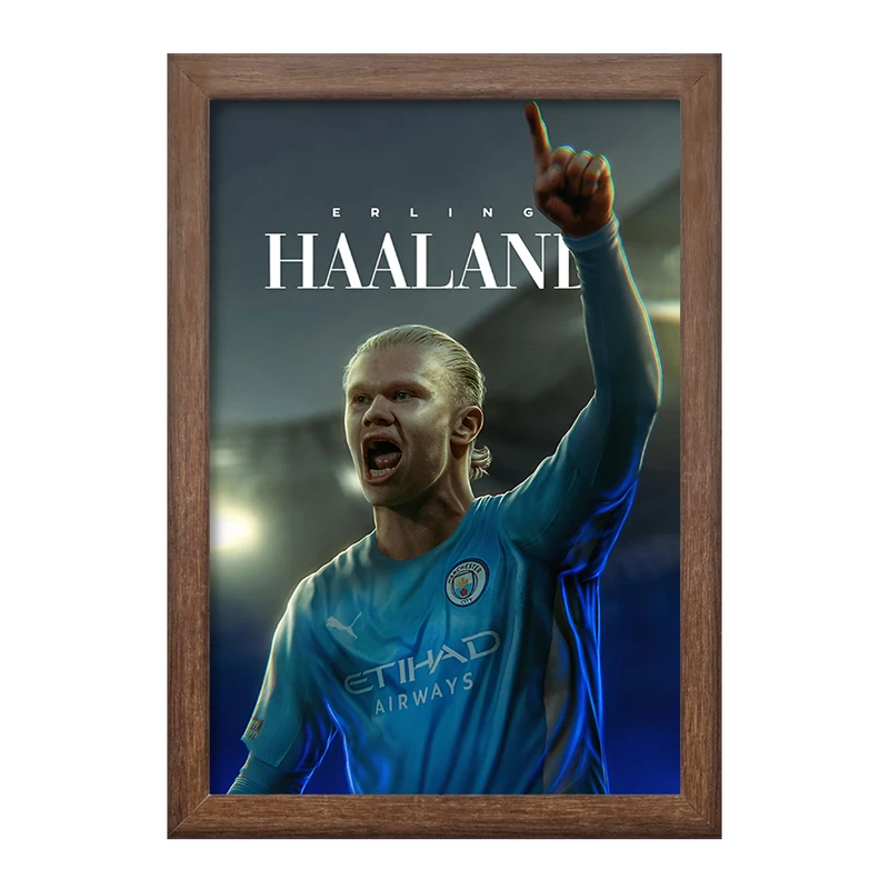 تابلو خندالو طرح ارلینگ هالند (Erling Haaland) کد F14276