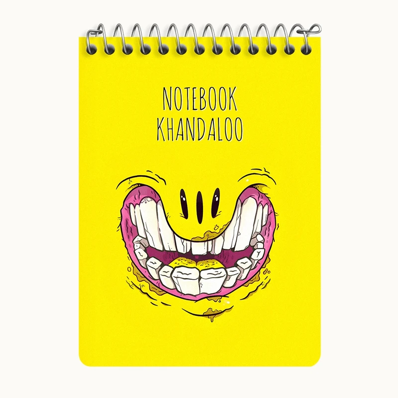 دفتر یادداشت 50 برگ خندالو طرح ایموجی (Emoji Smile) کد N7744
