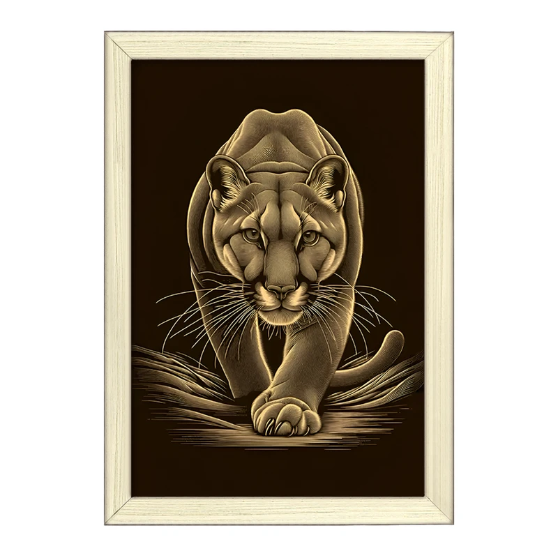 تابلو خندالو طرح ببر کد F11440