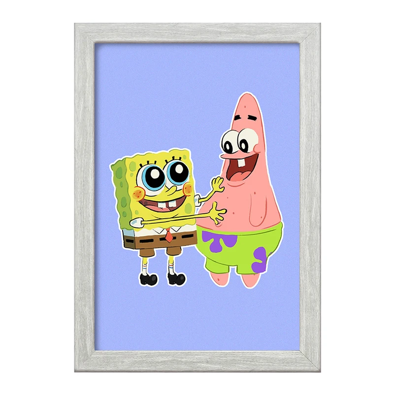 تابلو خندالو طرح باب اسفنجی و پاتریک کد 24708