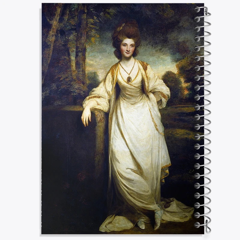 دفتر مشق 50 برگ خندالو طرح نقاشی لیدی الیزابت کامپتون اثر جاشوا رینولدز کد F12260