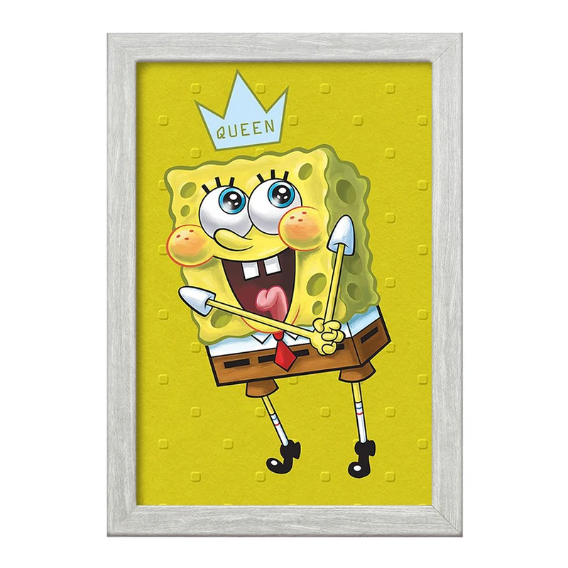 تابلو خندالو طرح باب اسفنجی و پاتریک  کد 1335