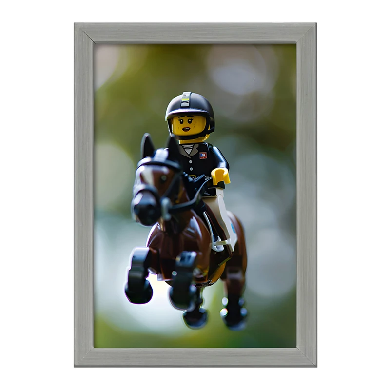 تابلو خندالو طرح لگو اسب سوار(Lego) کد F6555