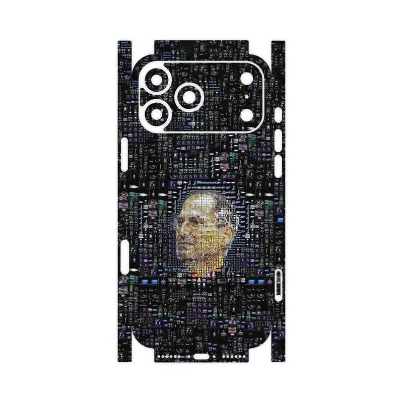 برچسب پوششی ماهوت مدل Collage of Steve Jobs 2-FullSkin مناسب برای گوشی موبایل اپل iPhone 17 Pro Max