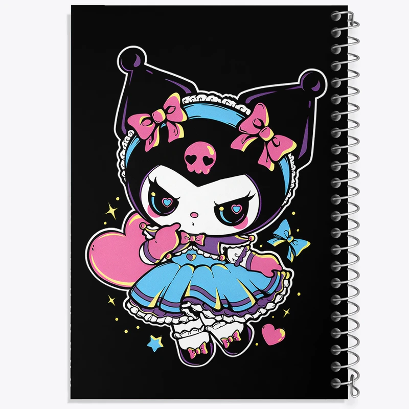 دفتر نقاشی 50 برگ خندالو طرح کرومی (Kuromi) کد N7810