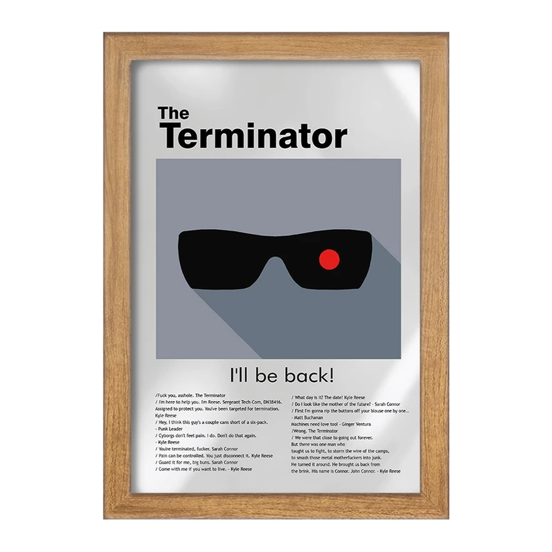 تابلو خندالو طرح ترمیناتور (Terminator) کد F13803