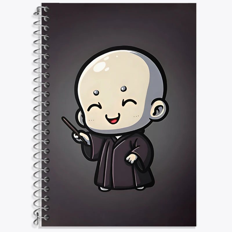 دفتر نت موسیقی 50 برگ خندالو طرح هری پاتر (Harry Potter) کد F9405