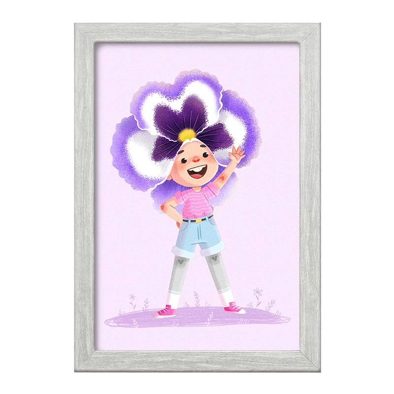 تابلو خندالو طرح دخترانه فانتزی کد 25724