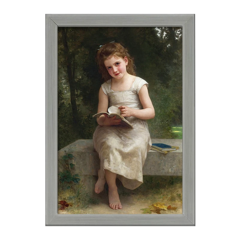 تابلو خندالو طرح نقاشی خواننده اثر ویلیام بوگرو کد F12226