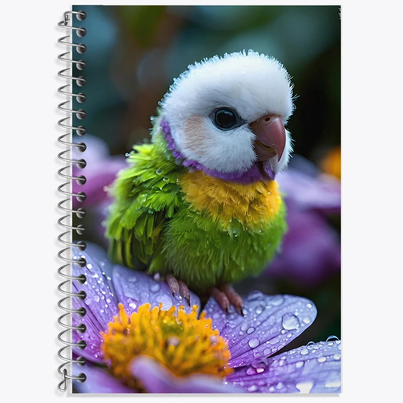 دفتر نت موسیقی 50 برگ خندالو طرح مرغ عشق کد F8522