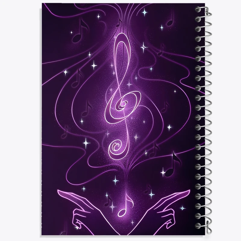 دفتر لیست خرید 50 برگ خندالو طرح موسیقی کد N7903