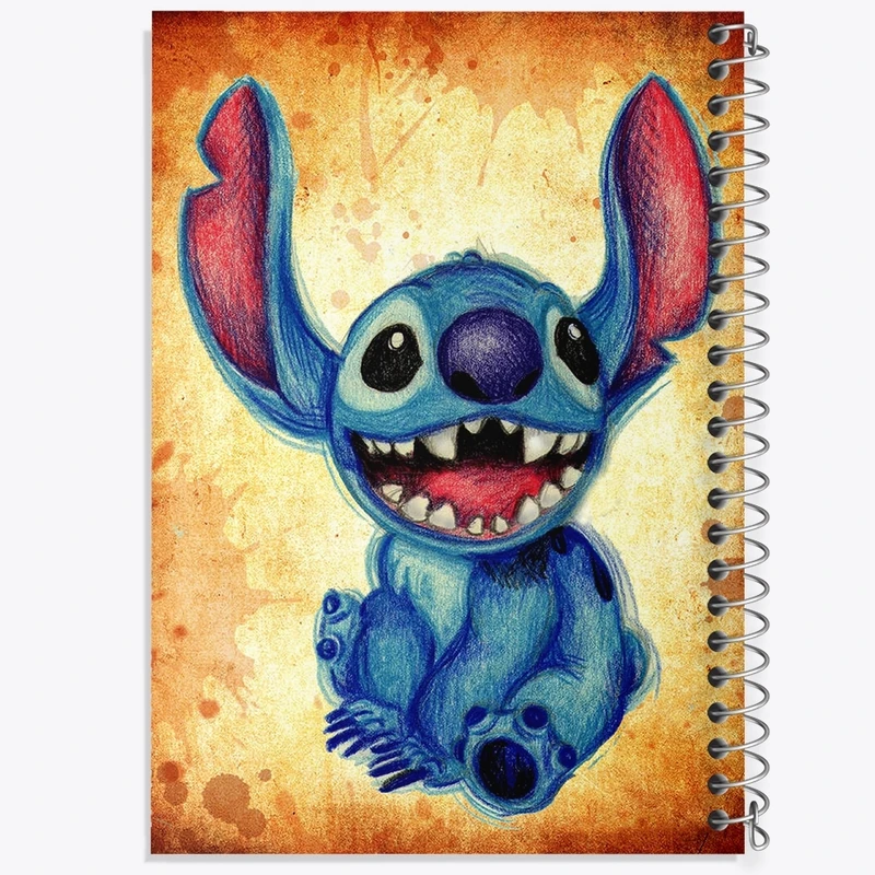 دفتر طراحی 50 برگ خندالو طرح استیچ کد F2214