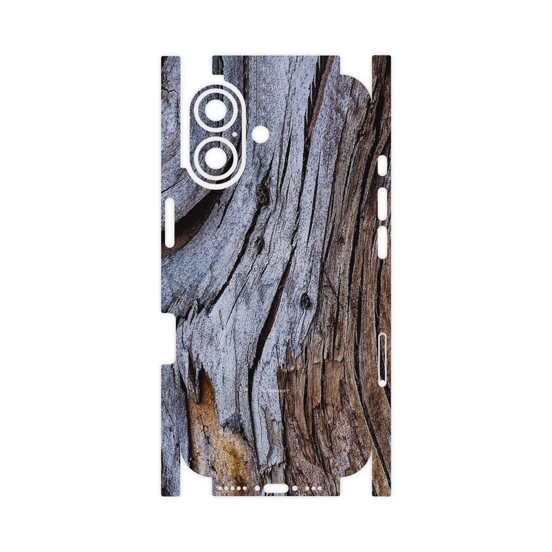 برچسب پوششی ماهوت مدل Wood Texture 7-FullSkin مناسب برای گوشی موبایل اپل iPhone 17