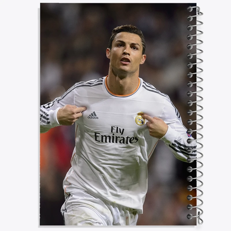 دفتر طراحی 50 برگ خندالو طرح کریستین رونالدو  کد 1967