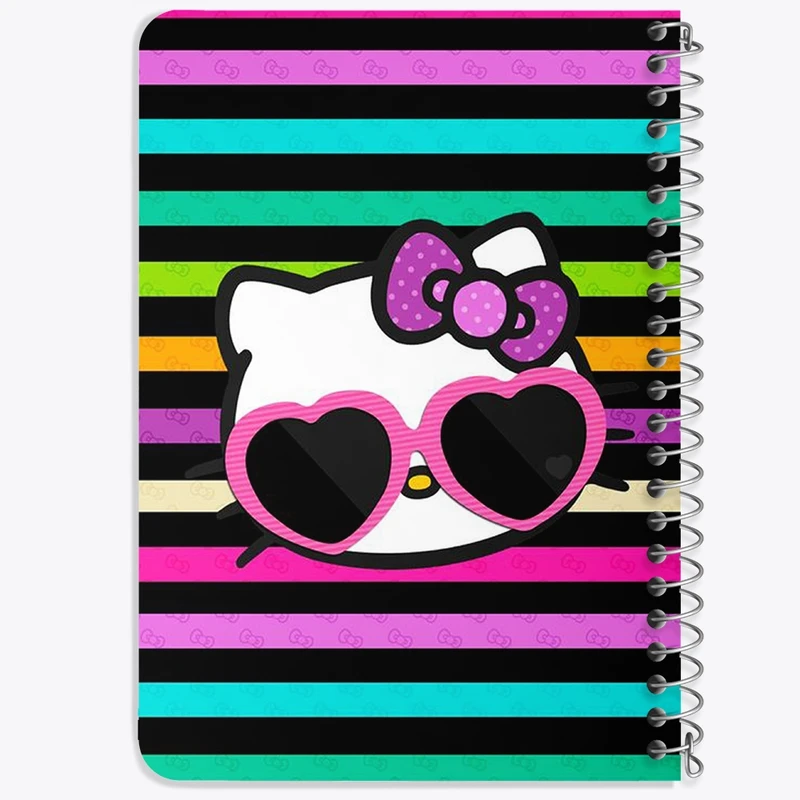 دفتر یادداشت 50 برگ خندالو طرح هلو کیتی Hello Kitty  کد 2467