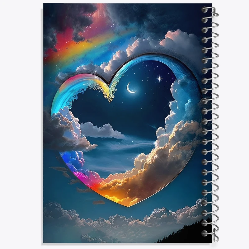 دفتر طراحی 50 برگ خندالو طرح آسمان شب کد F12678