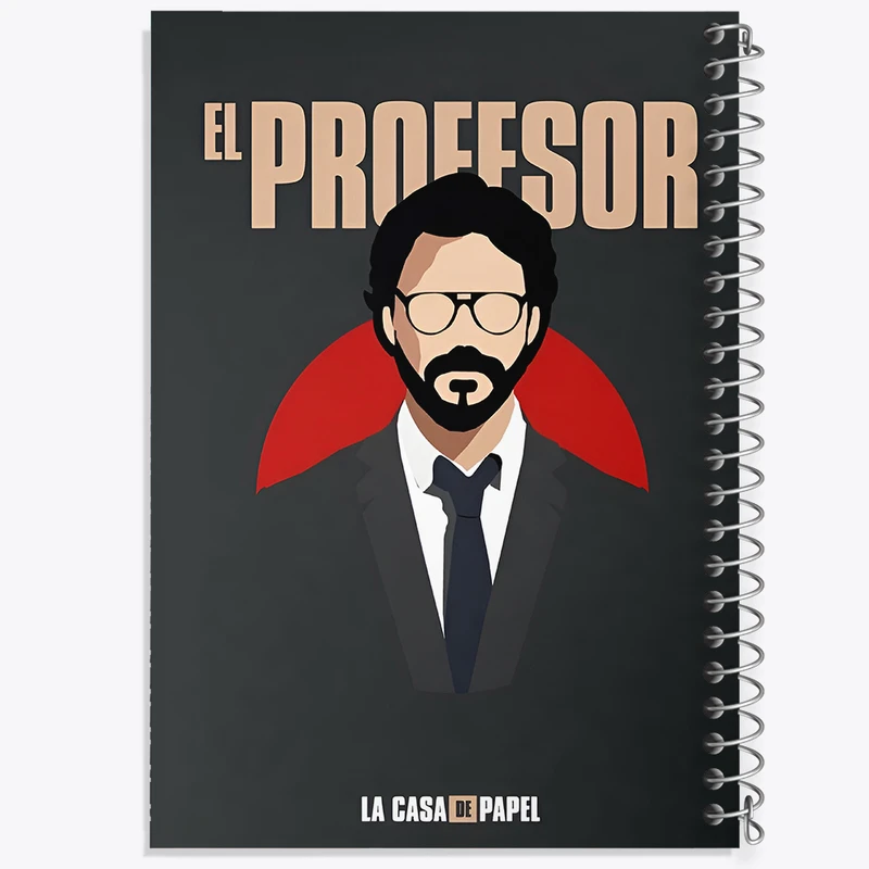 دفتر نقاشی 50 برگ خندالو طرح پروفسور خانه کاغذی کد F10130