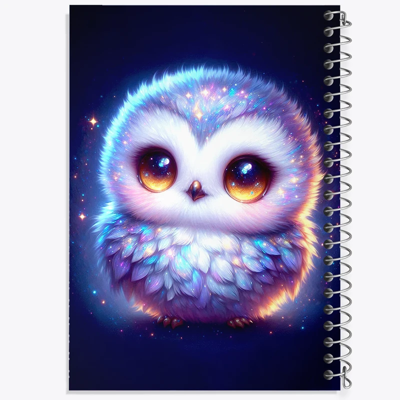 دفتر مشق 50 برگ خندالو طرح جغد کیوت کد N7724