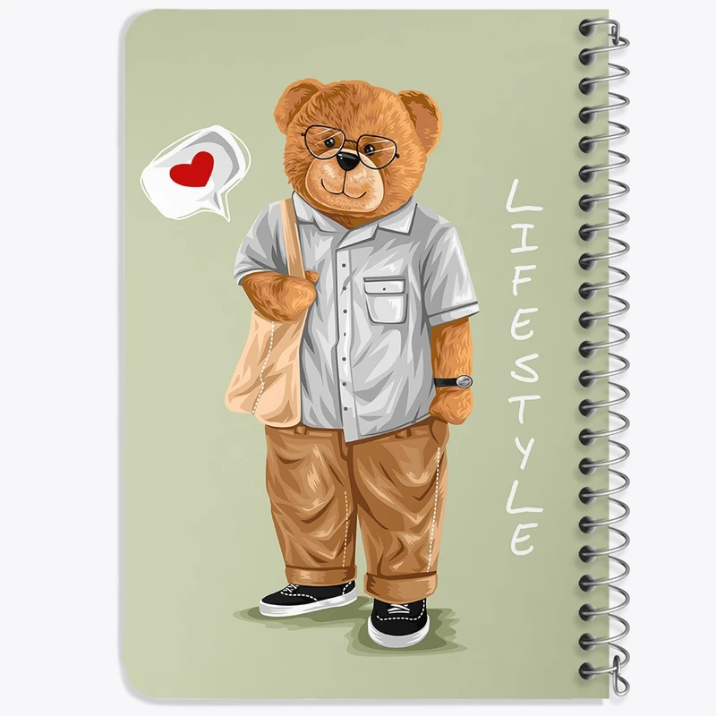 دفتر یادداشت 50 برگ خندالو طرح تدی Teddy کد 26153