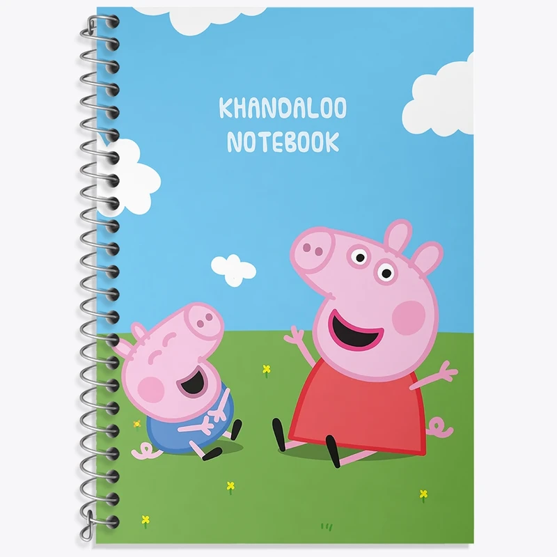 دفتر لغت 50 برگ خندالو طرح انیمیشن پپا پیگ (Peppa Pig) کد N9277