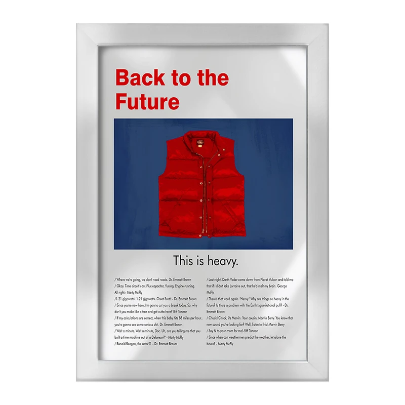 تابلو خندالو طرح بازگشت به آینده (Back to the Future) کد F13835