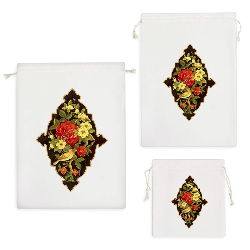 نظم دهنده خندالو مدل نقاشی گل و مرغ کد H631 مجموعه 3 عددی