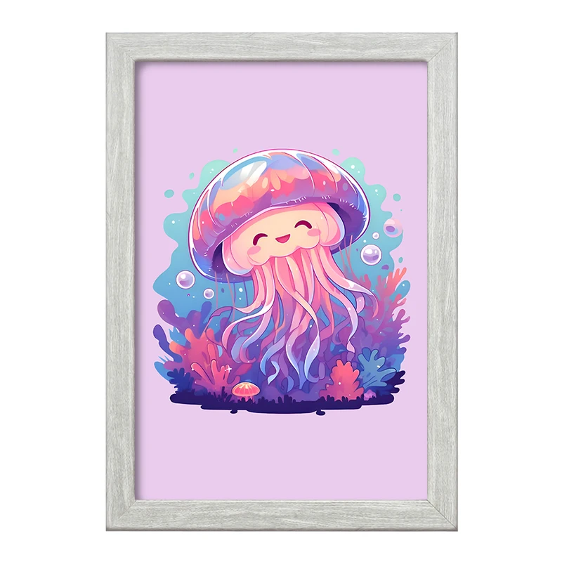 تابلو خندالو طرح عروس دریایی کیوت کد F7864