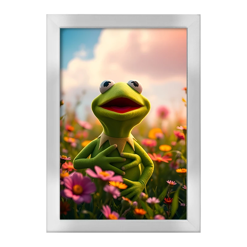 تابلو خندالو طرح کرمیت قورباغه (Kermit) کد F11672