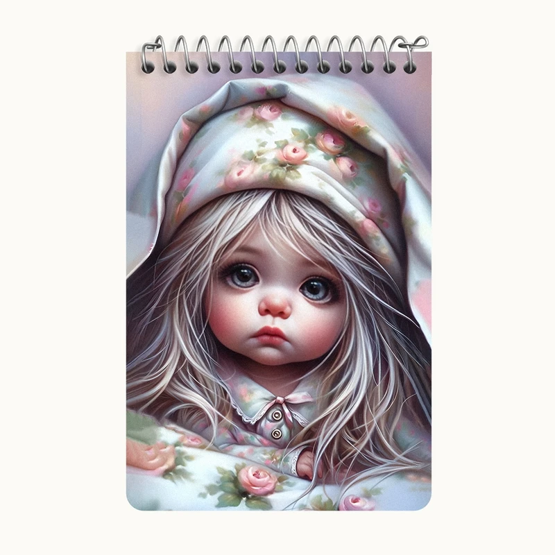 دفتر یادداشت 50 برگ خندالو طرح دخترانه کد F11705