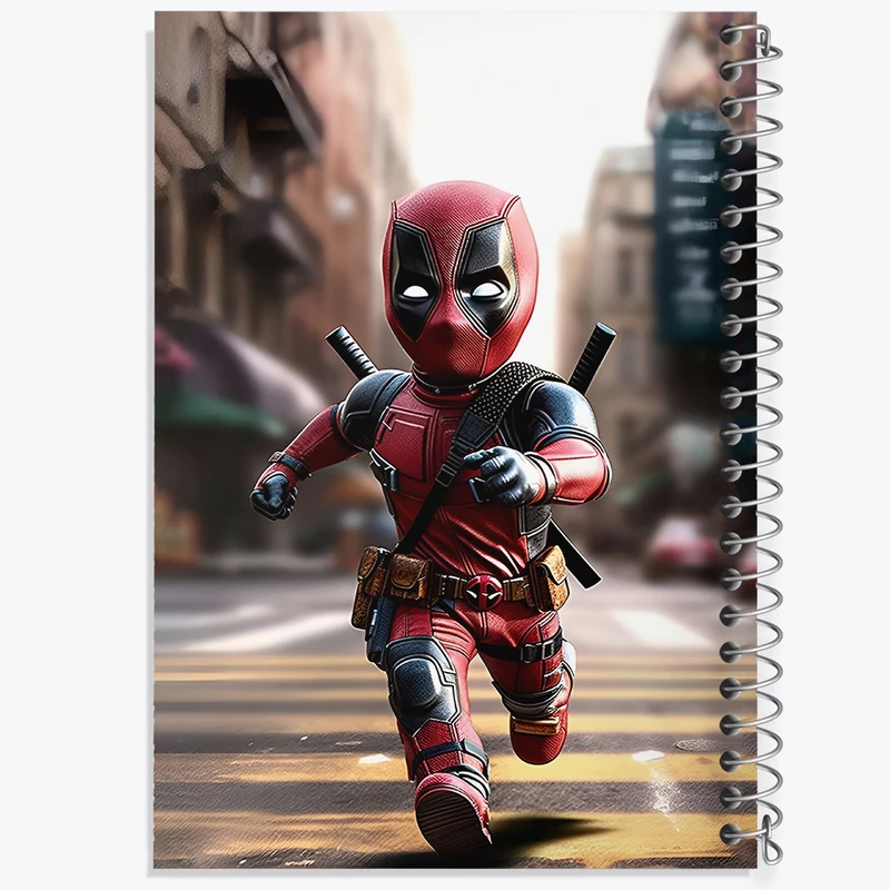 دفتر نقاشی 50 برگ خندالو طرح ددپول مارول (Marvel) کد F4391