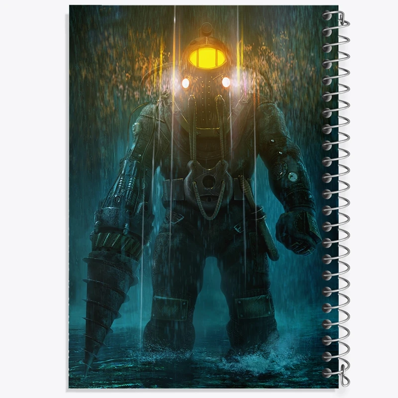 دفتر طراحی 50 برگ خندالو طرح بازی بایوشاک (Bioshock) کد 31350