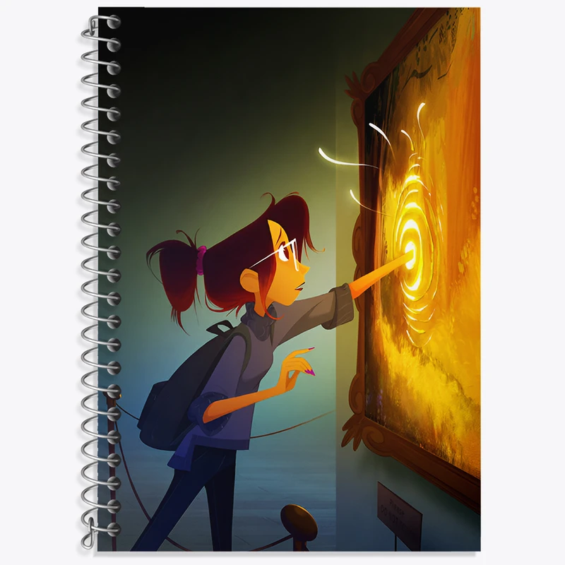 دفتر نت موسیقی 50 برگ خندالو طرح تابلوی جادویی کد N6154