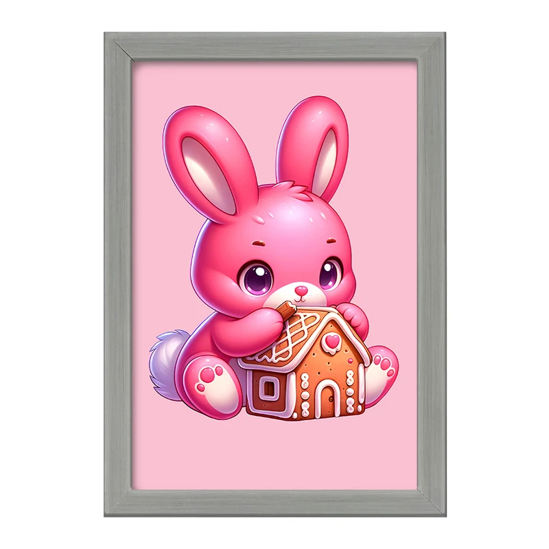 تابلو خندالو طرح خرگوش بامزه کد F7727