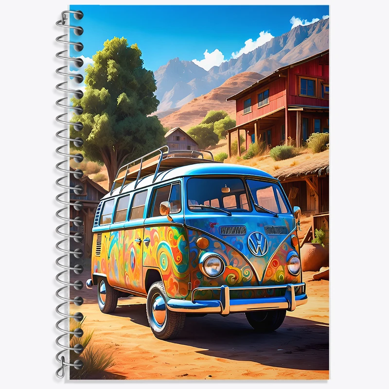 دفتر نت موسیقی 50 برگ خندالو طرح فولکس واگن کد F11675