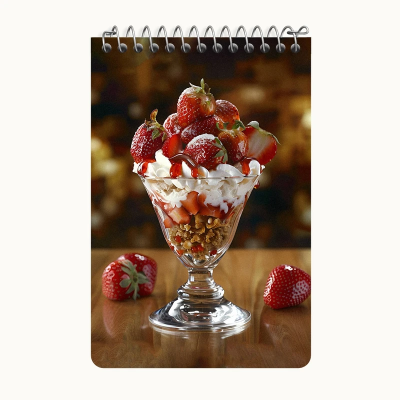 دفتر یادداشت 50 برگ خندالو طرح بستنی کد F9347