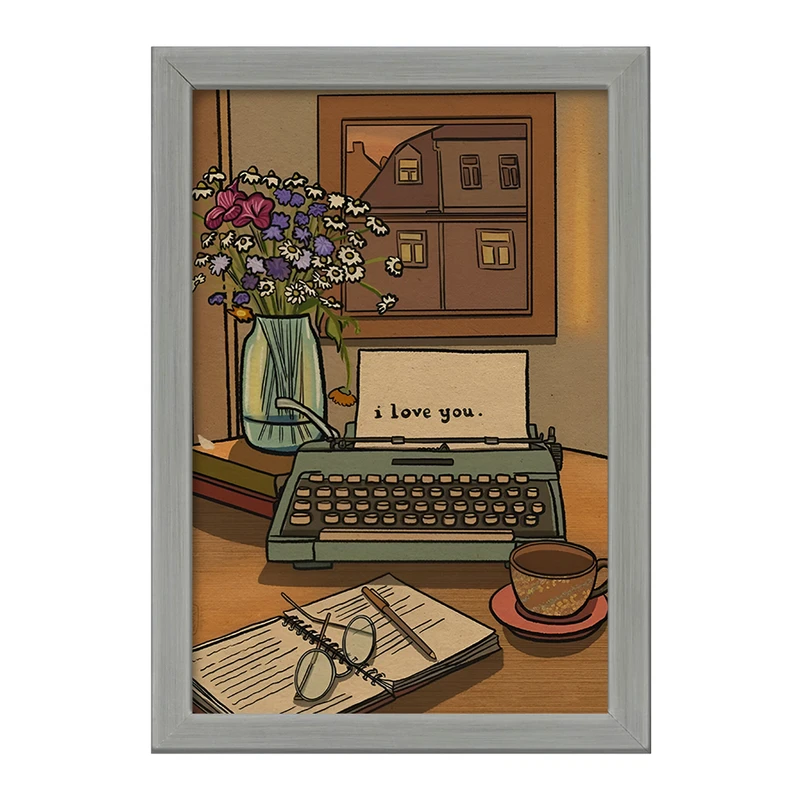 تابلو خندالو طرح I Love You کد F10722