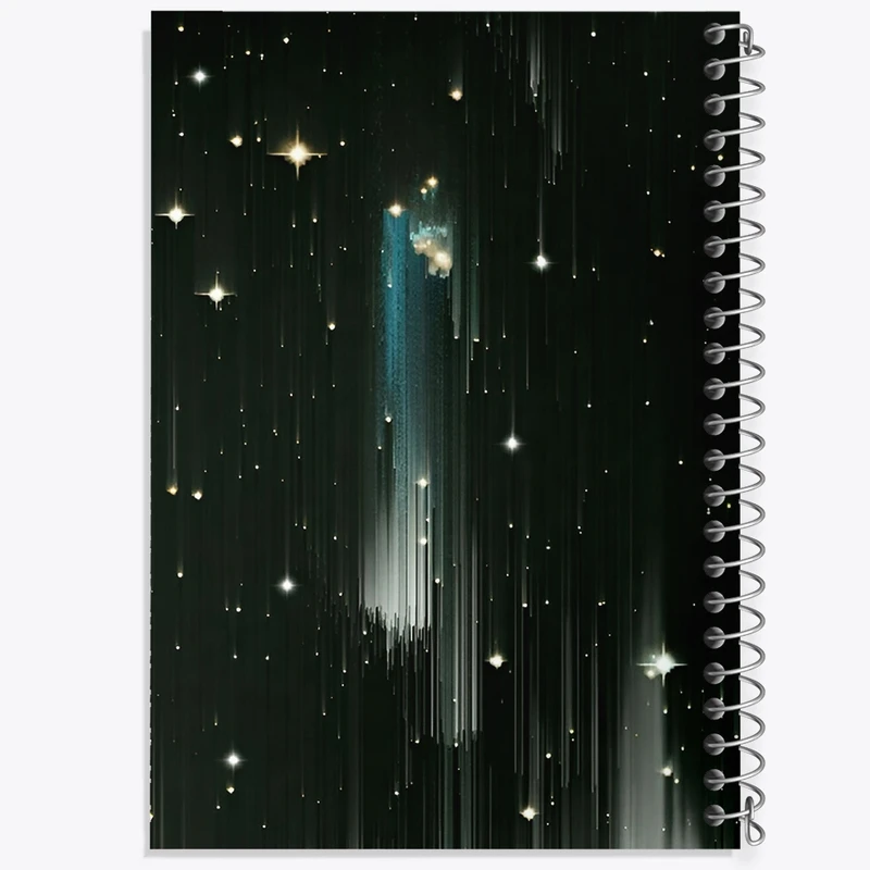 دفتر ژورنال نویسی 50 برگ خندالو مدل نقطه ای طرح آسمان و ستاره کد N6795