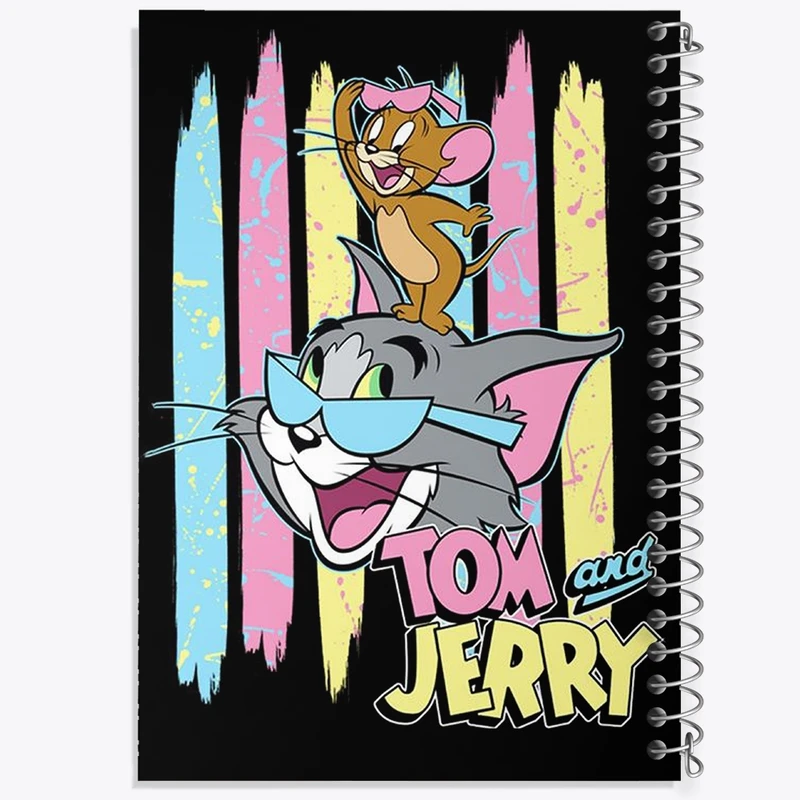 دفتر لیست خرید 50 برگ خندالو طرح تام و جری کد F2989