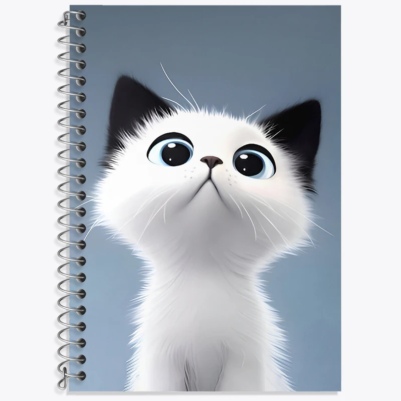 دفتر نت موسیقی 50 برگ خندالو طرح گربه (Cat) کد F4884