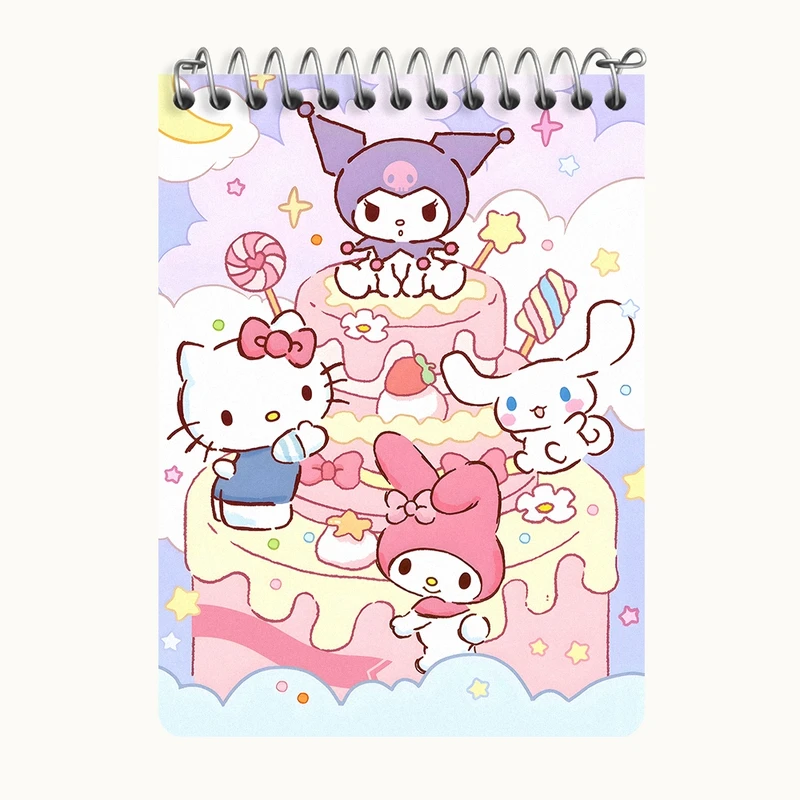 دفتر یادداشت 50 برگ خندالو طرح کورومی و کیتی کد N3987