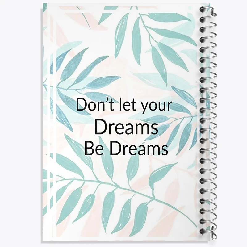 دفتر شطرنجی 50 برگ خندالو طرح Don't Dreams Be Dreams کد F11497