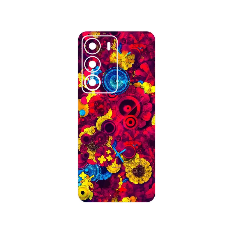 برچسب پوششی ماهوت مدل Vector Flower Garden Digital Art مناسب برای گوشی موبایل ریلمی C71